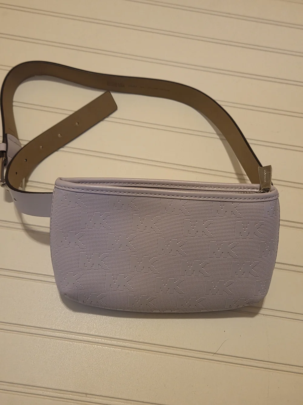 Michael Kors Lavender MK Monogram Belt Bag